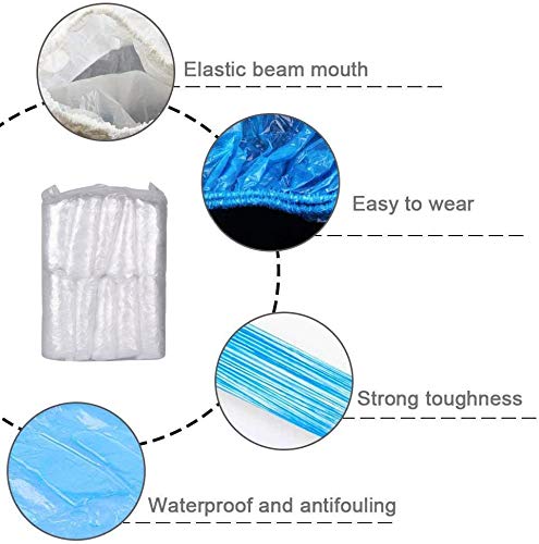 Disposable Arm Sleeves Covers, PeSandy 100pcs Waterproof PE Oversleeves Covers