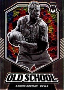 2019-20 panini mosaic old school #3 dennis rodman chicago bulls nba basketball trading card