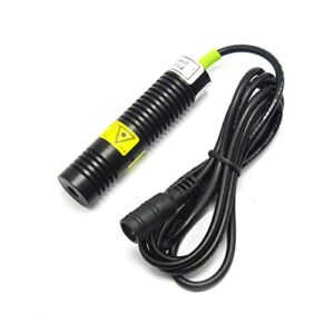 532nm Green Focus Line Positioning Laser Diode Module Locator 5V Adapter Adjustable Holder (with Adapter)