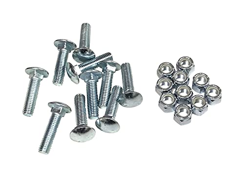 Professional Parts Warehouse Aftermarket Boss Cutting Edge Bolt Kit 1/2" X 2", Bolts & Nuts 10 pcs BAX00034