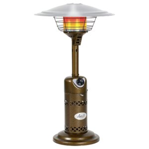 bali outdoors patio heater gas portable tabletop heater propane patio heaters, outdoor table top heater w/adjustable thermostat, suitable for yard, commercial restaurant, gazebo