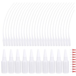 hysagtek 320 pcs ca glue micro-tips kit, plastic squeeze bottles, extender precision applicator for hobby, crafting, lab dispensing, adhesive dispensers