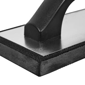 QEP 4 in. x 9.5 in. Molded Rubber Grout Float with Non-Stick Gum Rubber, Black