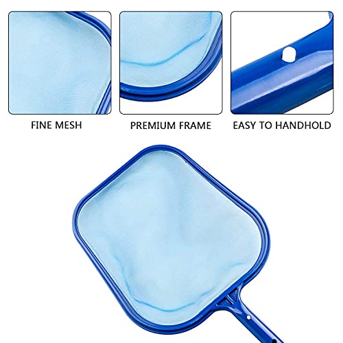 CREPRO Swimming Pool Nets, Professional Cleaning Pool Rakes/Fine Mesh Leaf Skimmers Rake Net for Removing Debris