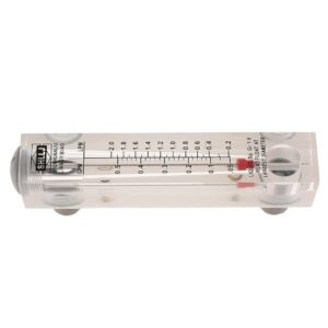 Milageto Water Liquid Meter Tool Instrument Rotameter Panel Mounted, Clear, 0.05-0.5GPM