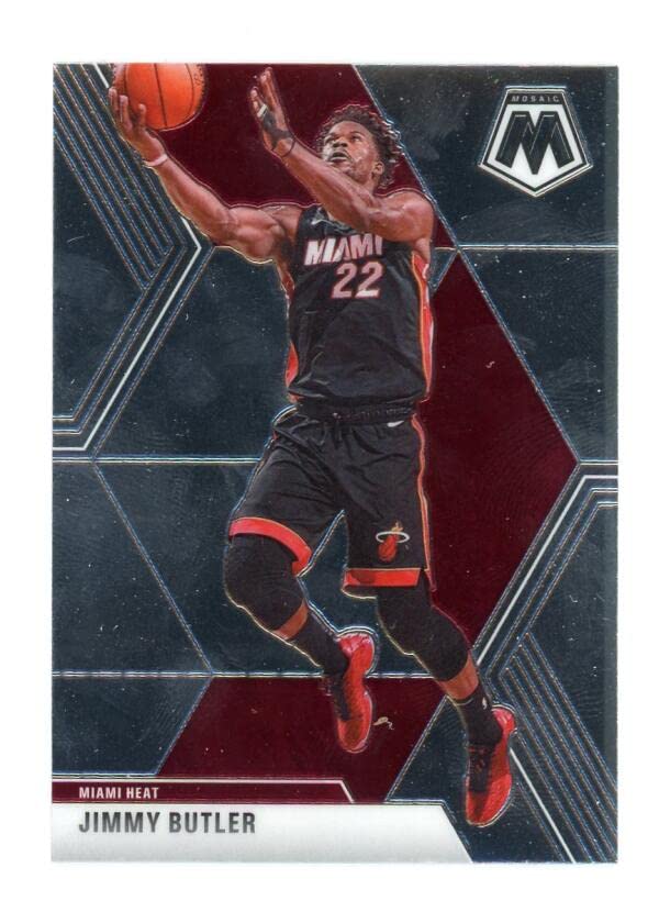 2019-20 PANINI MOSAIC #130 JIMMY BUTLER HEAT BASKETBALL 2020 NBA FINALS - OFFICIAL NBA TRADING CARD