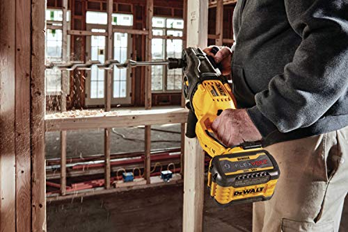 DEWALT FLEXVOLT 60V MAX* Right Angle Drill, Brushless, Quick-Change Stud/Joist, E-Clutch® System Kit (DCD471X1)