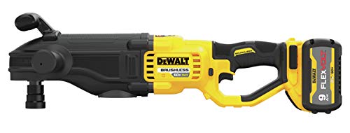 DEWALT FLEXVOLT 60V MAX* Right Angle Drill, Brushless, Quick-Change Stud/Joist, E-Clutch® System Kit (DCD471X1)