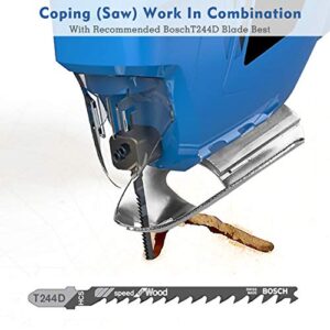 Coping Foot for Jigsaws, High Efficiency Woodworking Tool Compatible with Most Jigsaws