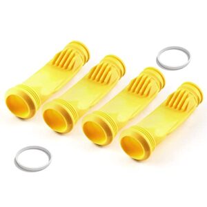 Funmit W69698 Pool Cleaner Diaphragm with W81600 Rataining Ring Long-Life Replacement for Zodiac Baracuda G3 G4 (4 Pack)