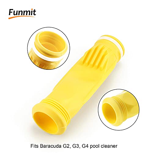 Funmit W69698 Pool Cleaner Diaphragm with W81600 Rataining Ring Long-Life Replacement for Zodiac Baracuda G3 G4 (4 Pack)