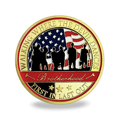 Wildland Firefighter Challenge Coin First in Last Out