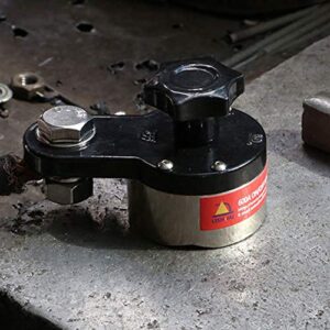 Welding Clamps, 200A Magnetic Welding Ground Clamp, 9255-1060 Switchable On/Off Controlled Rare Grounding Magnet Connector for Welding Machine