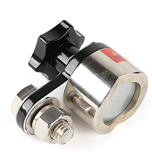 Welding Clamps, 200A Magnetic Welding Ground Clamp, 9255-1060 Switchable On/Off Controlled Rare Grounding Magnet Connector for Welding Machine