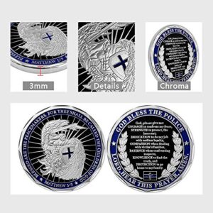 Police Challenge Coin Police Officers St Michael Prayer Coin