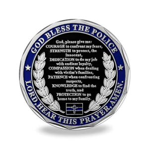 Police Challenge Coin Police Officers St Michael Prayer Coin