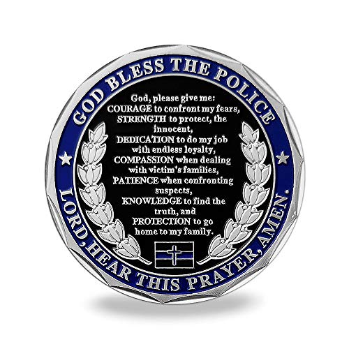 Police Challenge Coin Police Officers St Michael Prayer Coin