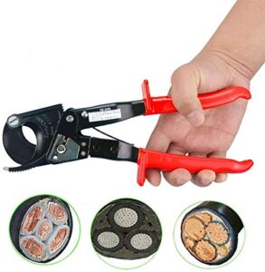 cable cutter,heavy duty aluminum copper ratchet cable cutter, (240mm²)