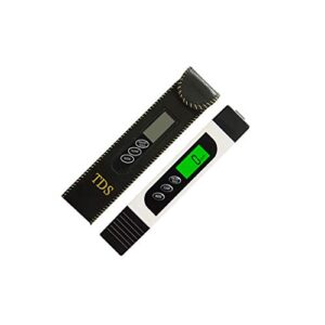 HYQELEO TDS Meter Digital Water Tester,TDS EC & Temperature Meter 3 in 1, Ideal PPM Meter for Drinking Water,RO System Aquariums Swimming Pool and More, 0-9990 ppm meter