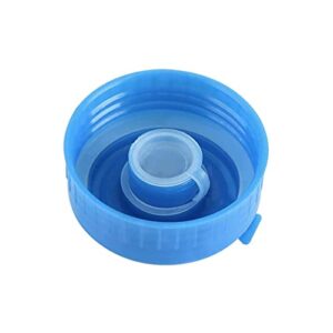 FastUU Simple and Modern Design Gallon Water Bottle Cap 5 Pcs Blue Gallon Water Bottle Caps Safe Water Bottle Caps Gallon Water Bottle Cap, Gallon Water Bottle Lid, Reusable Screw On Cap