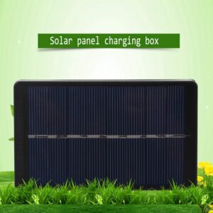 1W 4V Solar Panel Charger, Solar Panel Chager Charging Box for AA/AAA Battery Portable Charging Panel