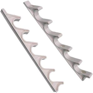 nickhouse 2 patio lounge adjustment bracket pair for patio lounge back support chaise lawn yard lounge (6 position brackets)