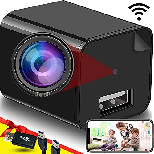 LEXPERT Spy Camera - Hidden Camera Wi-Fi - USB Charger - Hidden Camera Charger - USB ChargerCamera - Surveillance Camera - Hidden Spy Camera - Hidden Nanny Cam - Full HD Wireless Remote View