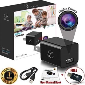 LEXPERT Spy Camera - Hidden Camera Wi-Fi - USB Charger - Hidden Camera Charger - USB ChargerCamera - Surveillance Camera - Hidden Spy Camera - Hidden Nanny Cam - Full HD Wireless Remote View