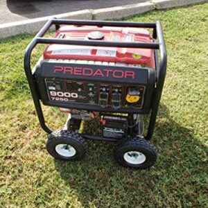 Predator 9000 8750 6500 WATT Generator Wheel KIT Fits Older and Newer Models Improved Mounting Plates.