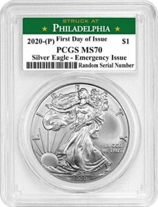 2020 american silver eagle silver eagle $1 ms-70 pcgs ms