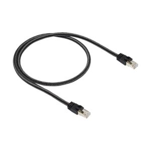 amazon basics braided rj45 cat-7 gigabit ethernet patch internet cable - 10 feet