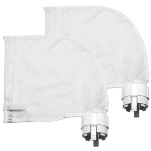 funmit 360 380 replacement for polaris pool cleaner parts, all purpose filter bags - 2 pack zipper filter bags