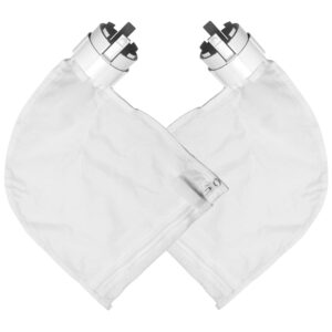 Funmit 360 380 Replacement for Polaris Pool Cleaner Parts, All Purpose Filter Bags - 2 Pack Zipper Filter Bags