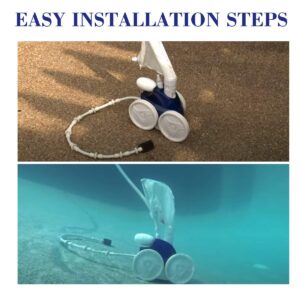 Funmit Automatic Pool Cleaner Sweep Hose Complete B5 B-5 Fits for Zodiac Polaris 280 380 480 180 Pool Cleaner