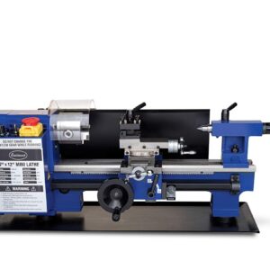 Eastwood Benchtop Metal Lathe 7 inch x 12 inch | Mini Metal Lathe Variable Speed 0-2500 RPM, Mini Lathe with 3-jaw Chuck | Benchtop Metal Lathe, Drilling Machine for Various Types of Metal Turning