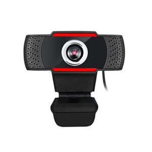Adesso CyberTrack H3 Webcam 1.2 Megapixel 30 fps USB 2.0 1280x720 Video CMOS Sensor Manual-Focus Microphone for PC & Laptop, Black