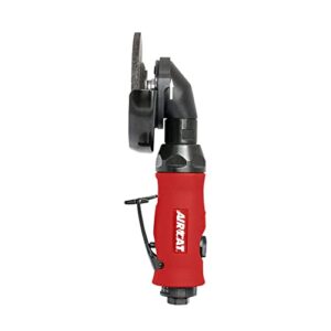aircat pneumatic tools 6340-a: 1.0 hp 4-1/2-inch angle grinder with spindle lock 11,000 rpm