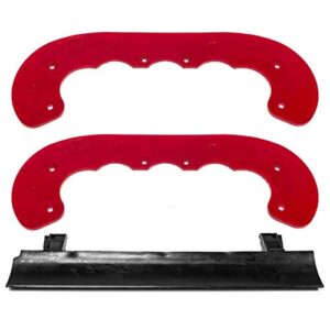 snow blower poly paddle scraper bar kit compatible with toro power clear 721 ccr6053 6053r 6053es 99-9313 108-4884