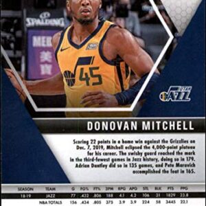 2019-20 Panini Mosaic #13 Donovan Mitchell Utah Jazz NBA Basketball Card NM-MT