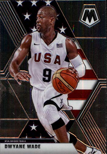 2019-20 Panini Mosaic #259 Dwyane Wade USA Basketball NBA Basketball Card NM-MT