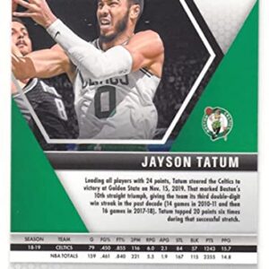 2019-20 Panini Mosaic #79 Jayson Tatum Boston Celtics NBA Basketball Card NM-MT