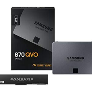 Samsung 870 QVO 1 TB SATA 2.5 Inch Internal Solid State Drive (SSD) (MZ-77Q1T0)