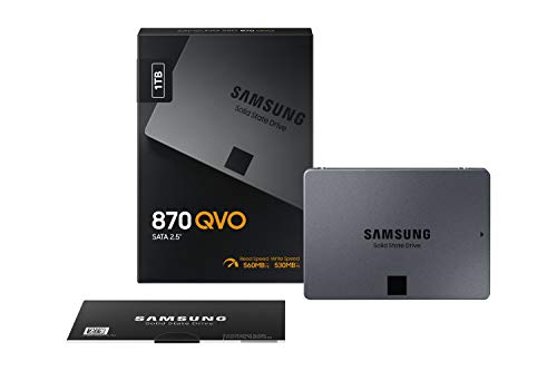 Samsung 870 QVO 1 TB SATA 2.5 Inch Internal Solid State Drive (SSD) (MZ-77Q1T0)