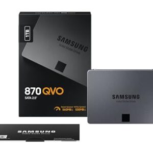 Samsung 870 QVO 1 TB SATA 2.5 Inch Internal Solid State Drive (SSD) (MZ-77Q1T0)