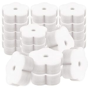 acmer 25 pieces flower shape oil absorbing scum sponge for swimming pool hot tub and spa