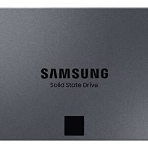 SAMSUNG 870 QVO 8 TB SATA 2.5 Inch Internal Solid State Drive (SSD) (MZ-77Q8T0), Black