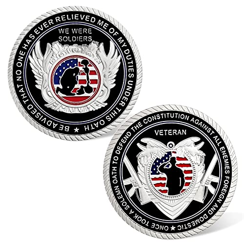 Veterans Challenge Coin Military Soldiers' Oath