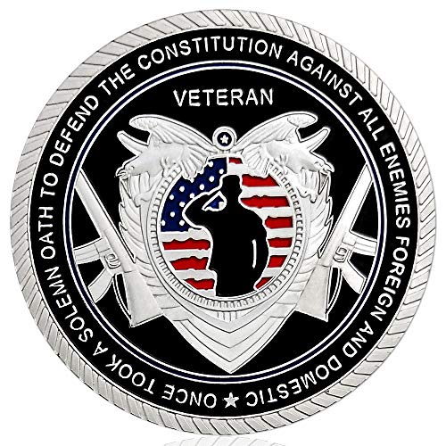 Veterans Challenge Coin Military Soldiers' Oath