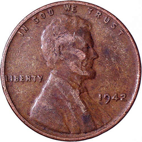 1942 Lincoln Wheat Cent 1C Very Fine