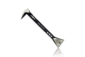 spec ops tools 11" molding pry bar nail puller cats paw, high-carbon steel, 3% donated to veterans,